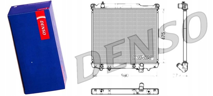 фото №12, Радиаторов двигателя denso drm47020