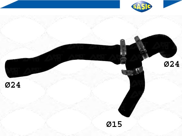 фото №2, Шланг гибкий радиатор [sasic]