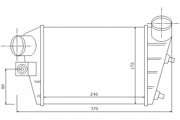фото №1, Nissens інтеркулер alfa-romeo gt 03- 1.9 jtd