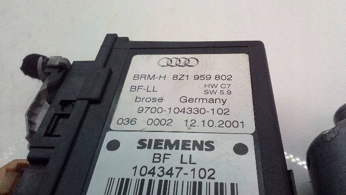 фото №7, Моторчик стёкла правые перед audi a2 8z1959802