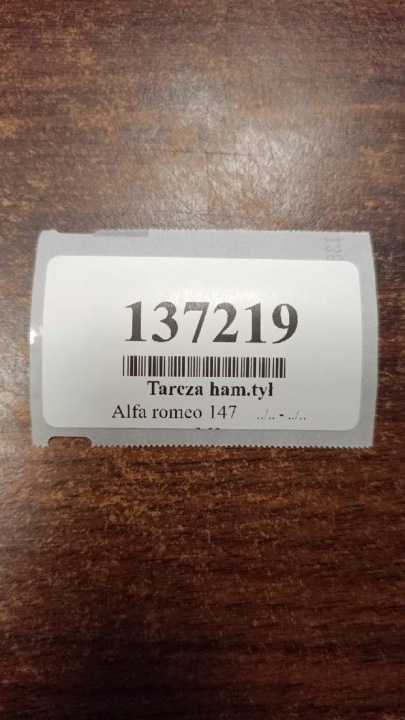 фото №6, Alfa romeo 147 fl 1.6 диски гальмівні зад
