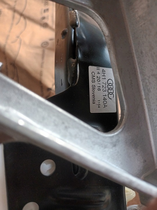 фото №9, Audi a6 c7 4g рестайлінг педалі gaz гальмо каркас комплект 4g1723117 28 km