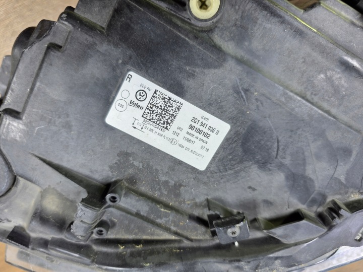 фото №7, Vw polo 2g vi фара передняя передняя правая 2g1941036b полный led