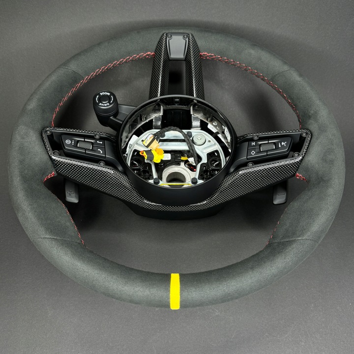 фото №9, Porsche 911 992 macan panamera cayenne кермо карбон race-tex 36cm