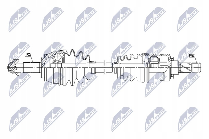фото №2, Npw-pl-097 nty піввісь привідна opel corsa e 1.3cdti