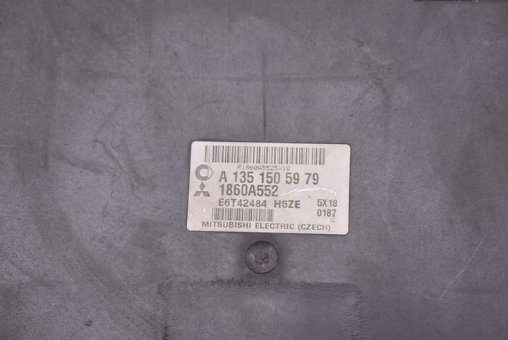 фото №7, Блок управления двигателя 1860a552 a1351505979 mitsubishi colt vi z30 1.3 16v 95 km