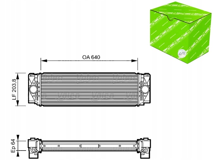 фото №1, Интеркулер mercedes sprinter 3.5-t b906 sprinter 3-t b906 sprinter