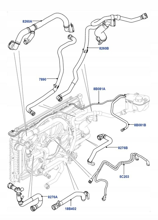 фото №7, Шланг шланг охолодження evoque 2.0 дизель 2015-18