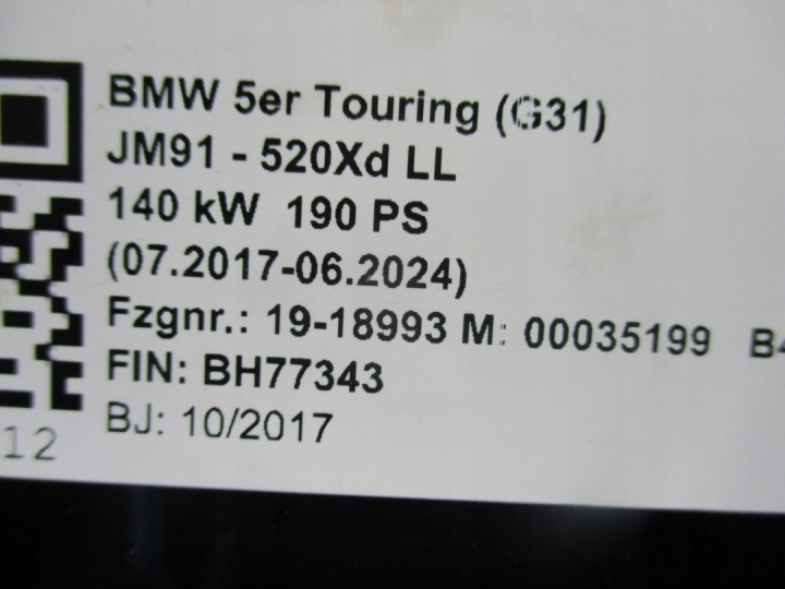 фото №15, Бампер bmw 5 g30 g31 6x pdc камера pod радар