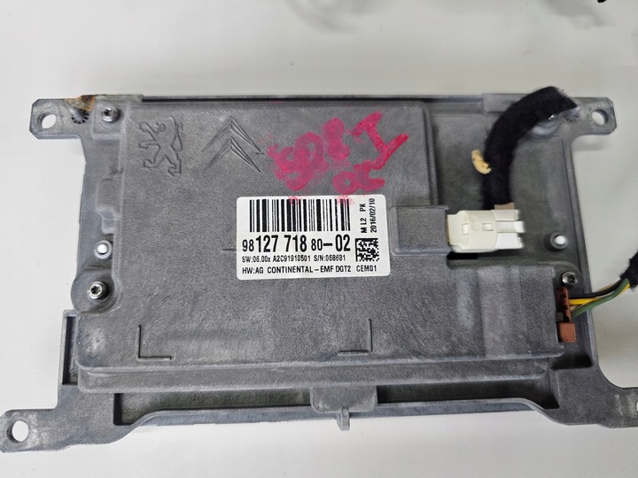 фото №7, Экран дисплей радио навигация панель peugeot 508 i 981277188002