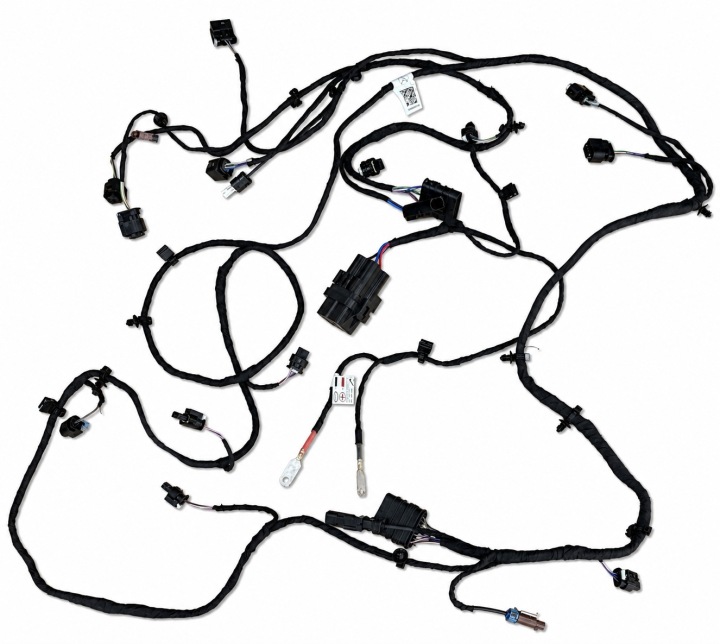 фото №7, Mercedes glb x247 жгут бампера перед a2445401511 + датчики pdc oem