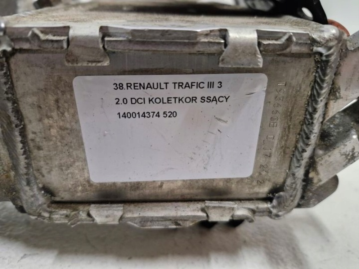 фото №9, Renault trafic iii 3 2.0 dci koletkor впускний  140014374