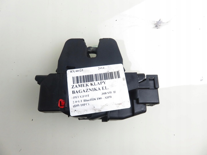 фото №5, Замок кришки peugeot 308 sw ii 9804762080