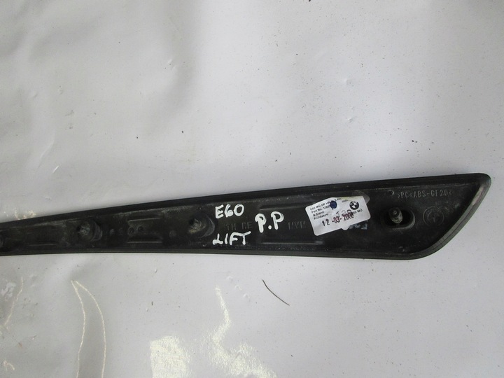 фото №6, Планка декоративна дерево dekor оббивка обшивка двері зад праві bmw e60 рестайлінг