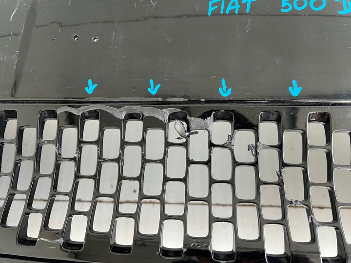 фото №8, Бампер перед переднее fiat 500 ii 2 галоген решётка радиатора