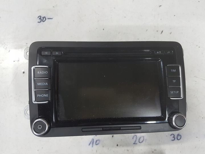 фото №1, Vw tiguan i 5n 06-10r радио cd радиопроигрыватель 3c8035195