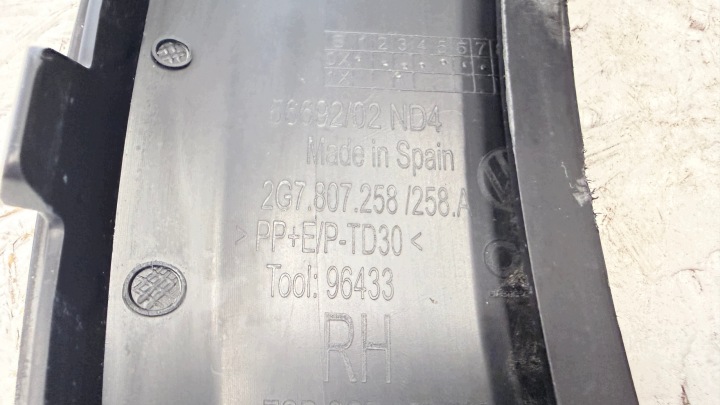 фото №9, Vw taigo молдинг крила перед права 2g7853728 оригінал