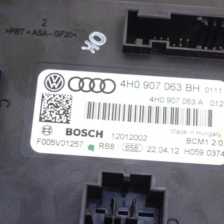 фото №8, Audi a6 s6 c7 4g 2012 блок управления  / блок комфорта оригинал (блоки управления бортовой сетью)