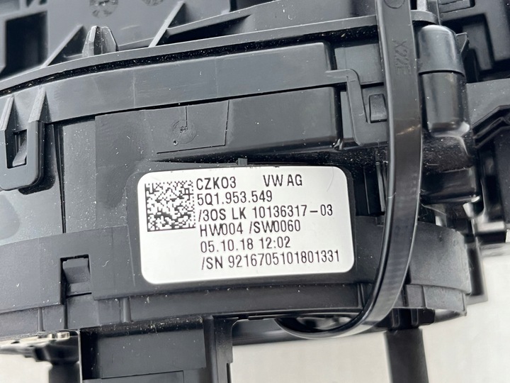 фото №9, Vw golf vii 7 рестайлинг рулевой/подрулевой переключатель комбинированный оригинал европа