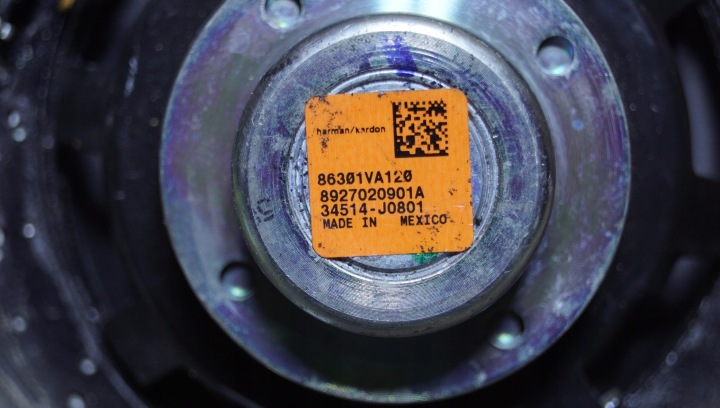 фото №6, Динамик subaru wrx 14- 86301va120