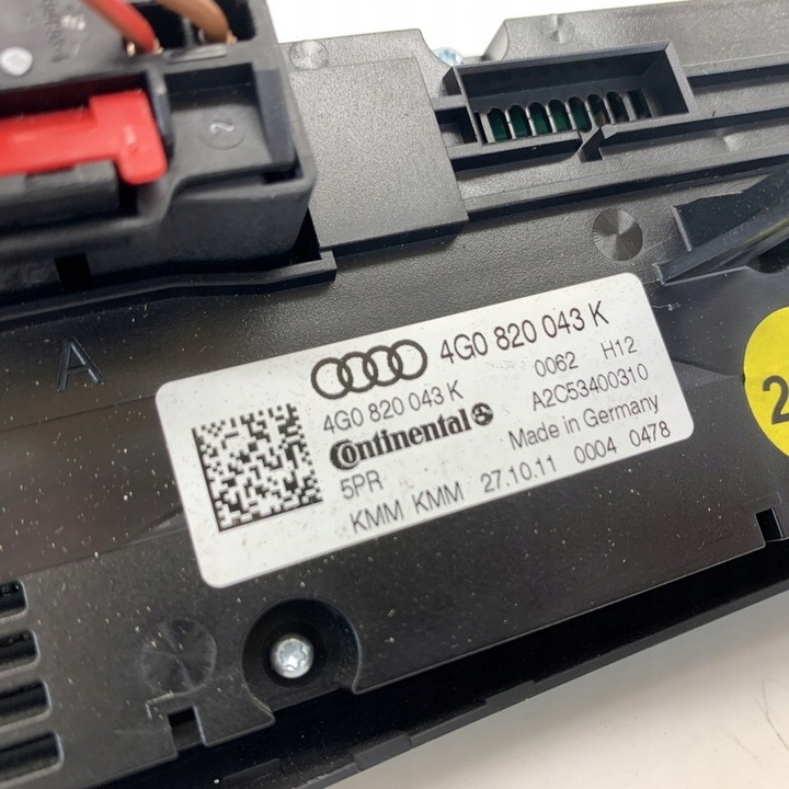 фото №14, Панель кондиционера audi a6 c7 s7 a7 4g0820043k