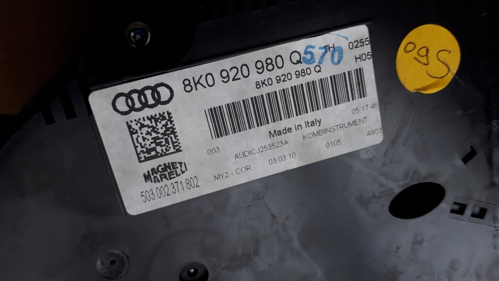 фото №7, S4 b8 a4 спидометр манометр приборы 3.0 tfsi 8k0920980q