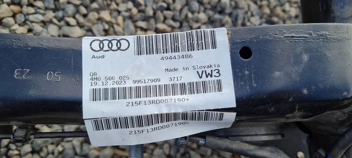 фото №12, Sq8 4m rsq8 подрамник балка колыбель тележка подвешивание зад пневматика sq7 4m q7