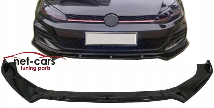 фото №15, Спойлер накладка бампер vw golf 7 7.5 gti r line