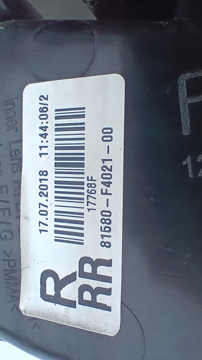 фото №9, Лампа кришки права задня led toyota c-hr 81580f4021