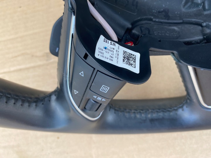 фото №10, Руль многофункциональная лепестки audi a6 c7 рестайлинг 4g0419091p кожаный кожа