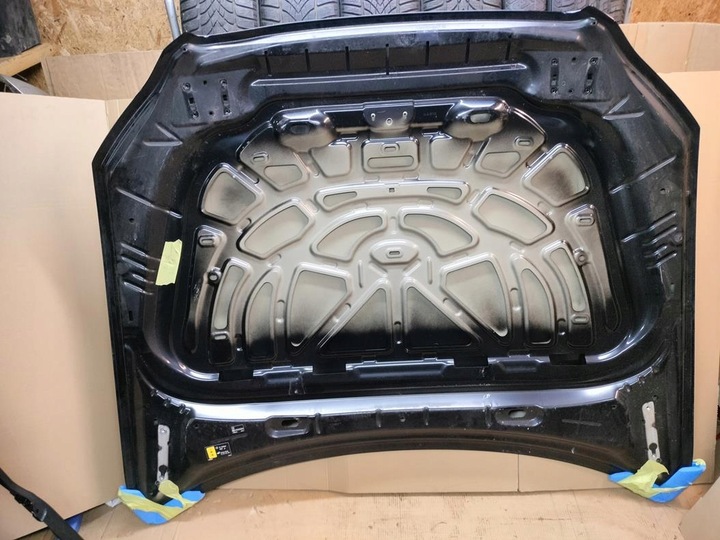 фото №3, Volvo xc60 ii 17- капот код цвета 019 чёрный камень оригинал только монтаж