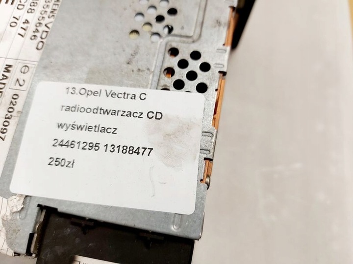 фото №10, Opel vectra c iii радіопрогравач cd дисплей