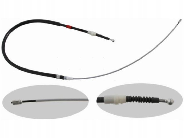 фото №1, Трос гальмівна vw golf vi mk6 08-16 v mk5 03-09 plus 09-14 eos 06-15