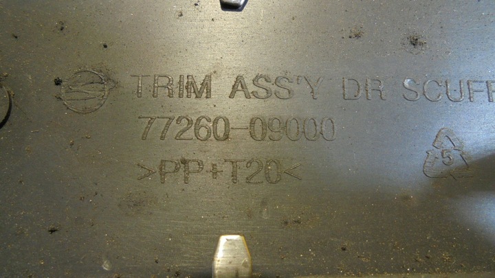 фото №3, Защита накладка порога левая правая ssangyong kyron