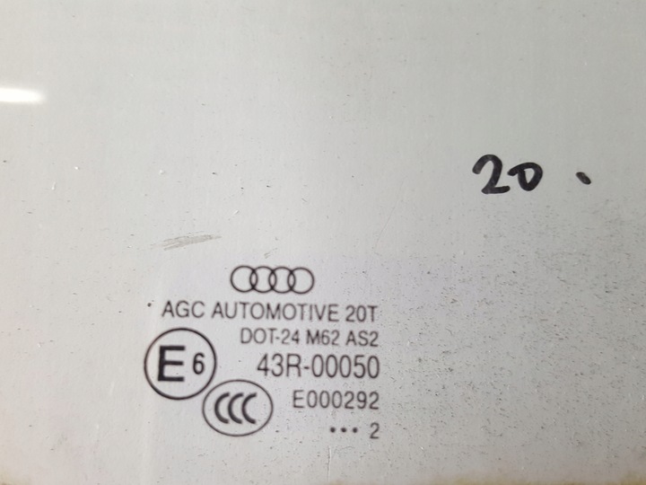 фото №2, Audi q5 8r 12r стекло дверь правая перед