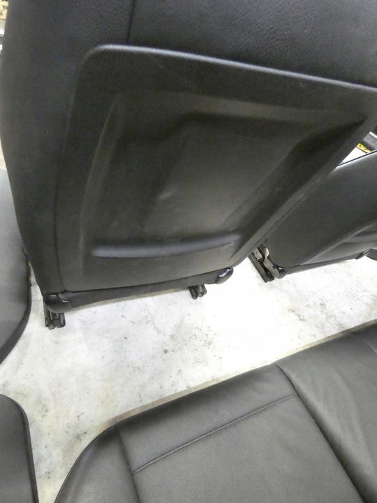 фото №13, Bmw x1 e84 сидіння оббивка шкіряний диван чорна шкіра комплект