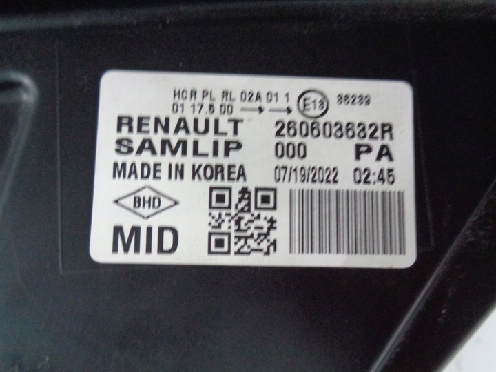 фото №8, Лампа ліва фара renault arkana повний led 21-