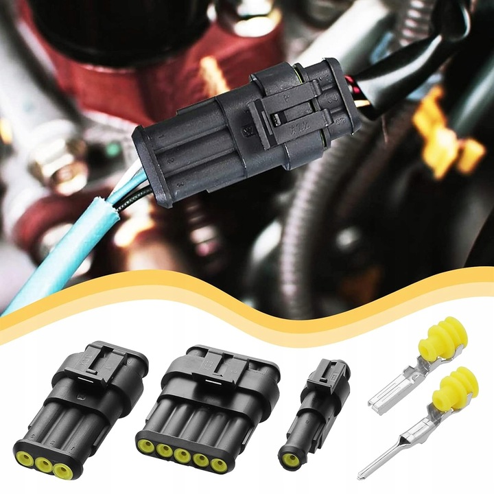 фото №13, Разъём штекер соединитель герметичные набор 352 superseal