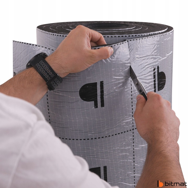 фото №14, Пена kauczukowa шумопоглощающая изоляционная do автомобиля klejem 16mm 10x100cm