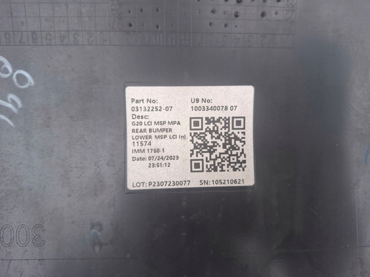 фото №12, Дифузор бампера bmw 3 g20 g21 m набір рестайлінг lci оригінал гарний стан