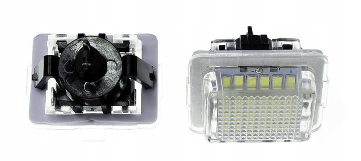 фото №4, Led подсветка номерного знака mercedes c117 w204 w221 лампа регистрации свет