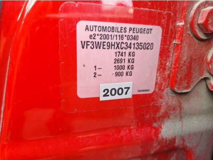 фото №15, Peugeot 207 подушки подушка  торпедо консоль капот ремені натягувачі комплект eu