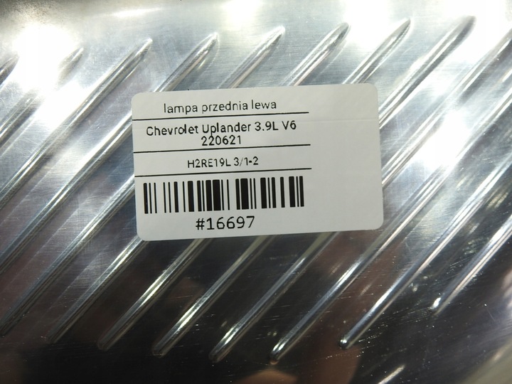 фото №11, Лампа ліва передня перед chevrolet uplander