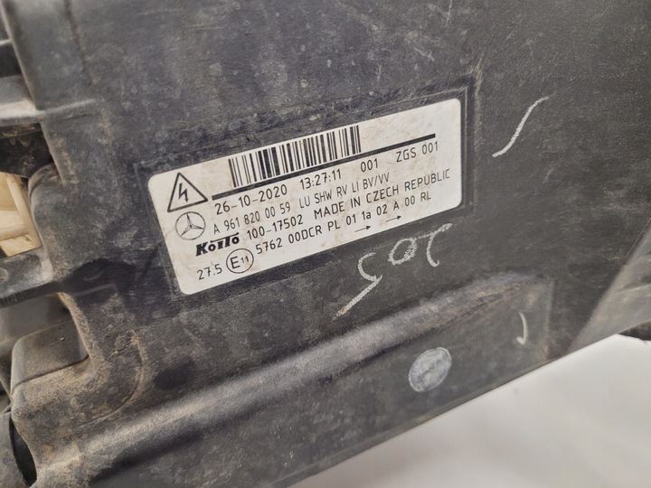 фото №8, Mercedes actros mp4 ксенон лампа ліва перед переднє