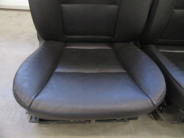 фото №10, Сиденья bmw 5 e60 e61 европа подогрев чёрная кожа 2003-2005r. дорестайлинг
