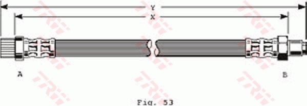 фото №2, Trw шланг гальмівний перед citroen berlingo 1,1 /