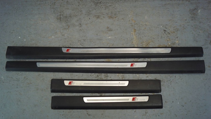 фото №2, Планки накладки порогові audi a6 c6 s-line 4f0853375e комплект p37