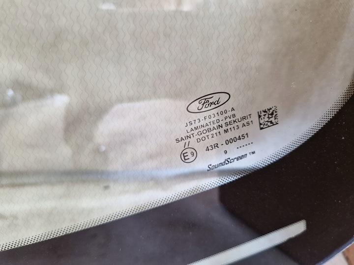 фото №3, Стекло лобовое ford mondeo mk5 19r с подогревом оригинал