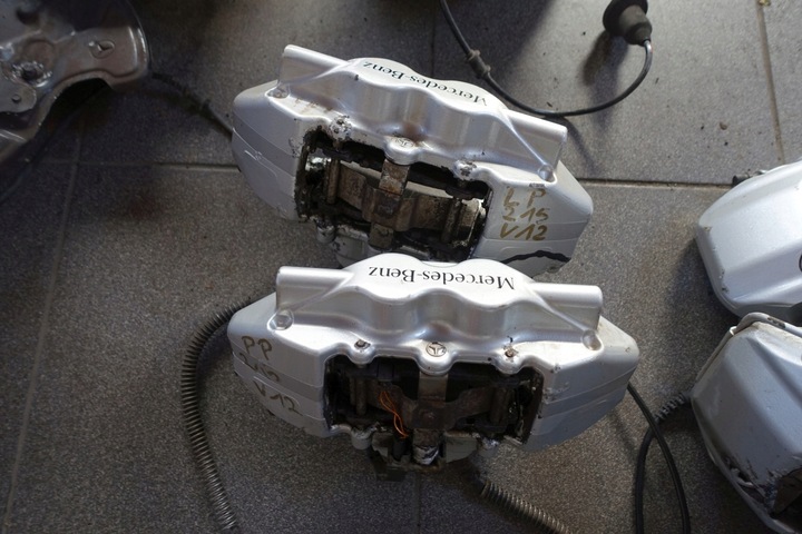 фото №8, Mercedes w220 w215 затискачі гальма диски 360mm v12 biturb s65 amg s55 cl55