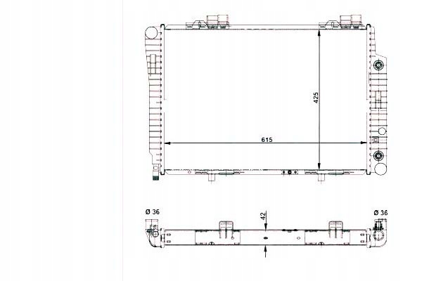 фото №1, Nrf радиаторов двигателя mercedes c t-model s202 c